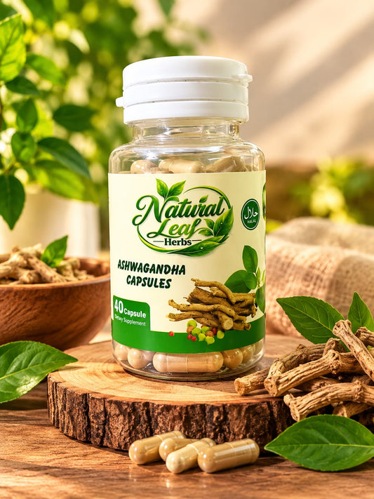 Ashwagandha Capsules – Herbal Support for Stress, Relaxation & Wellness | 40 Capsules